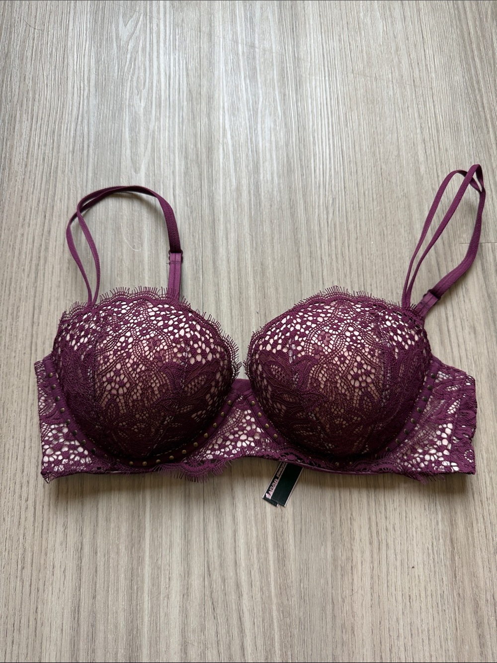 Victoria's Secret Plum Lace Push-Up Bra